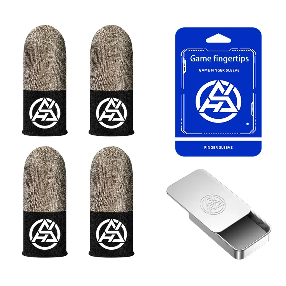 لعبة إصبع كم أطراف أصابع قابلة للتنفس للألعاب المضادة للعرق شاشة تعمل باللمس غطاء للأصابع قفازات حساسة للهاتف المحمول التي تعمل باللمس #1