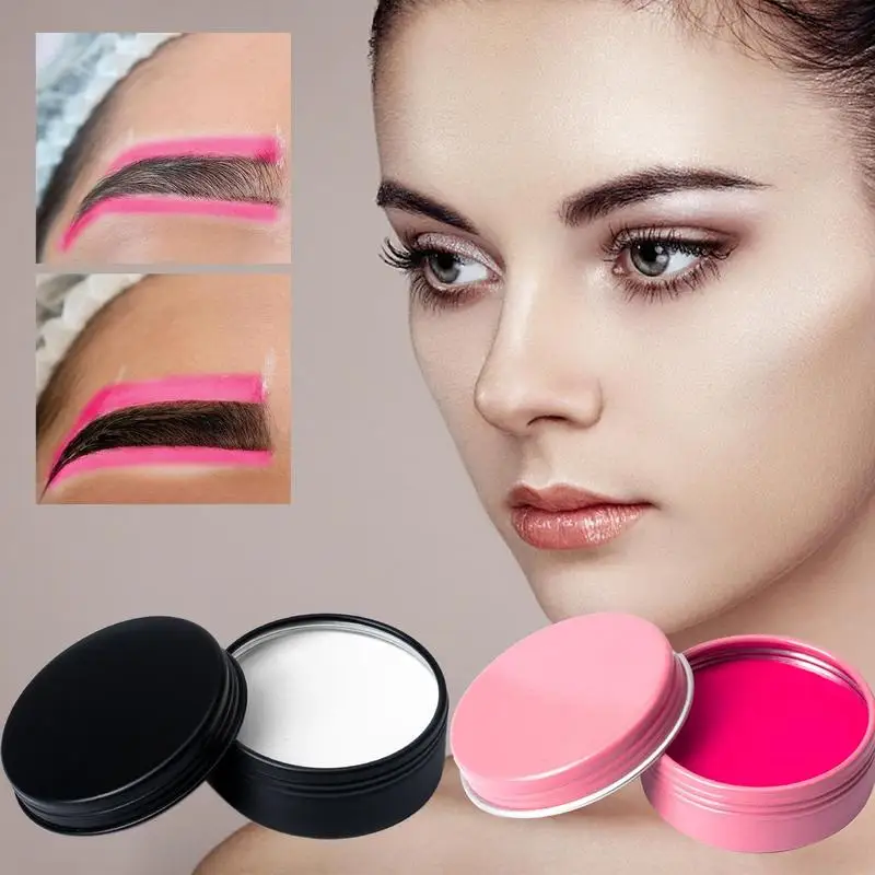 Pâte blanche lavable pour sourcils, maquillage en continu, fournitures de tatouage, 20g, 1 pièce