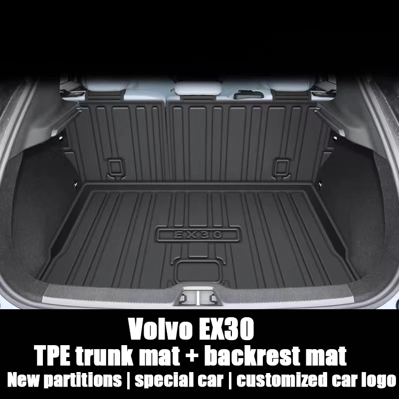 ZLWR volvo EX30 trunk mat TPE material volvo EX30 special trunk mat waterproof and scratch-resistant interior accessories