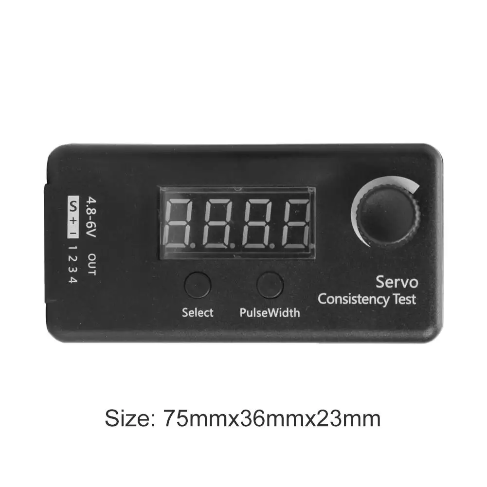 DC 4.8-6V Mini 3Modes Digital Servo/ESC Consistency Tester Steering Gear Measurement for RC Car Tool Helicopter Airplane Servo