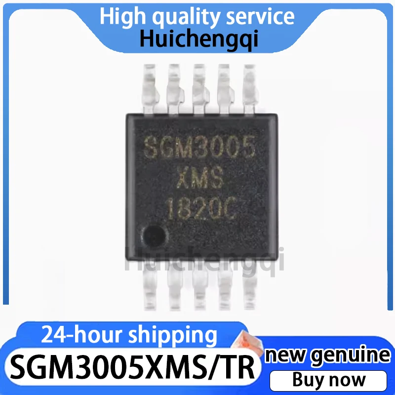 10PCS Original Genuine SGM3005XMS/TR Package MSOP-10 Single Pole Double Throw Analog Signal Switch