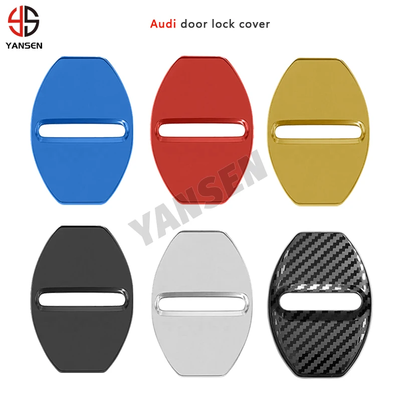 

4pcs Stainless Steel Door Lock Cover For AUDI A1 A2 A3 A4 A5 A6 Q3 Q5 Q7 For Volkswagen Vw GTI Rline Golf 7 Styling Accessories