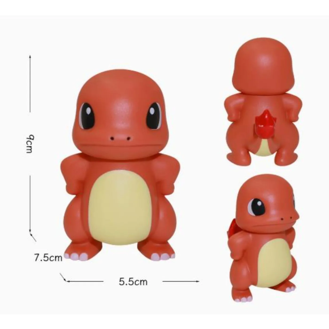 9cm Pokémon Charmander Popular Car Ornament Trunk Rear Hanging Car Roof Decoration Creative Figurine Action Figures view 6