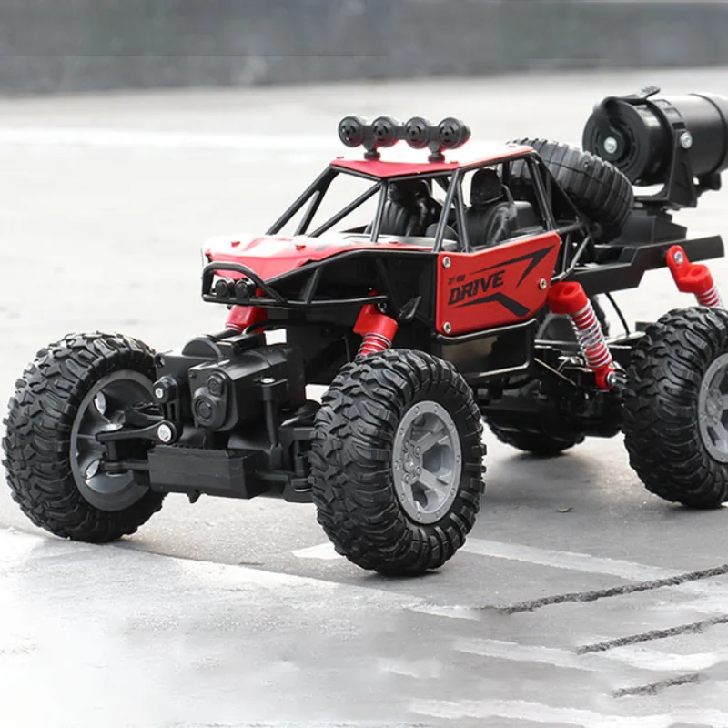 Hot 1: 18 Six Wheel Drive RC CAR Cross-country Climbing Spray Racing Car Remote Control Electric Car Fall Resistant Boy Toy Gift