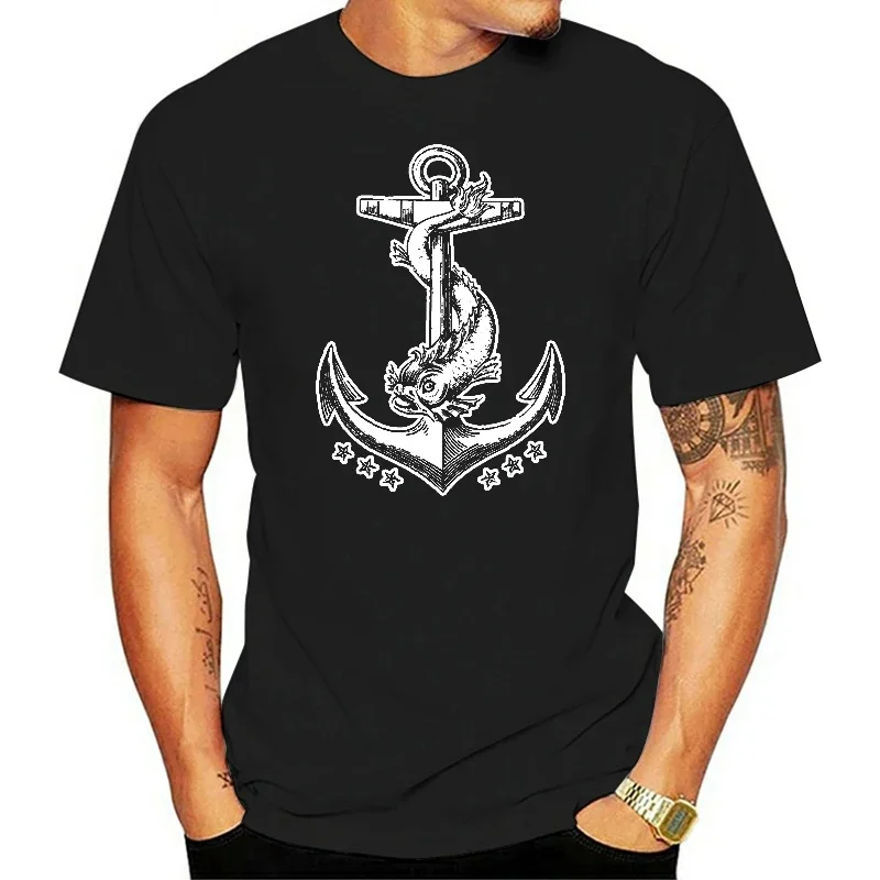 Arrival fashion New Print Cotton T-Shirt Male Anchor Ii T-Shirt Sporter Sailer Sailboat Sail Sailor Skipper Trainingphoto T Shi