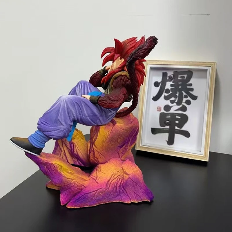 

НОВАЯ Статуэтка JG Studio Dragon Ball Super Saiyan 4 Gogeta GK, фигурка ССДж4 Гогеты в сидячей позе, коллекционная модель из ПВХ, игрушки, подарки