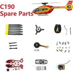 RC ERA C190 RC Helicopter H145 Spare Parts Accessories Body Shell Cover Spindle Blade Main Board Motor Bearing Gear Servo etc