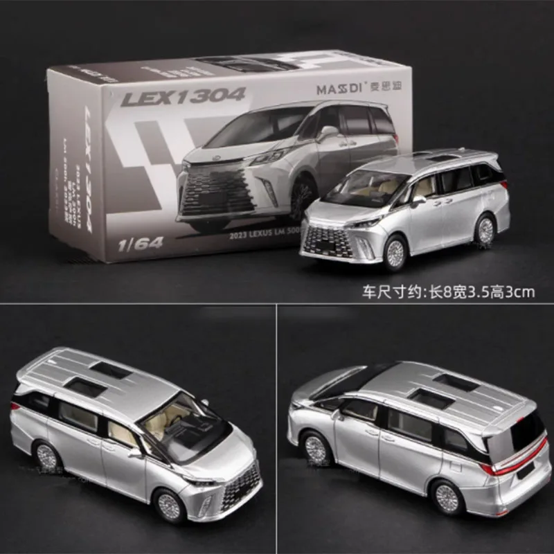 

Massdi 1:64 Scale Lexus LM500H Commercial Vehicle Simulation Alloy Car Model Display Collectible Toy Gift Souvenir Decoration
