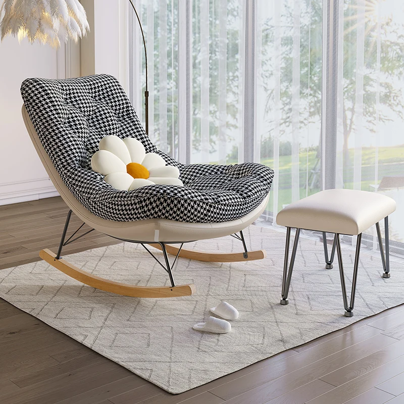 الشمال كراسي غرفة المعيشة الحديثة هزاز الكبار الاسترخاء كسول تصميم كراسي كرسي كرسي نفث Sillas De Sala أثاث المنزل