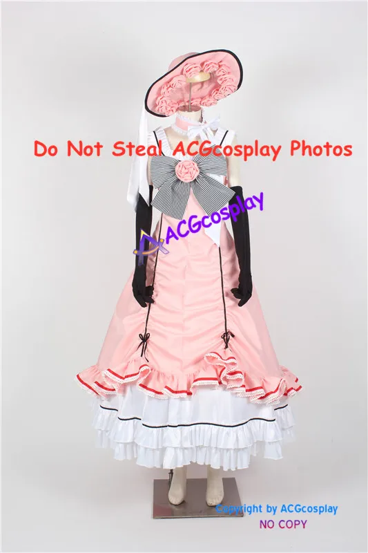 Kuroshitsuji Black Butler Ciel Phantomhive Cosplay Costume dress acgcosplay include hat