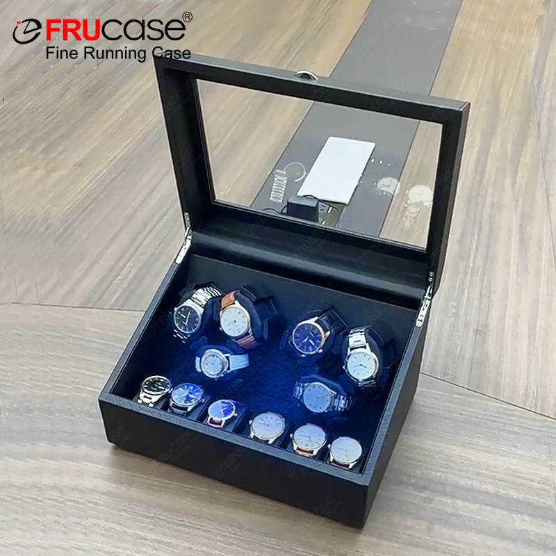 FRUCASE PU Watch Winder for automatic watches automatic winder 6 watches