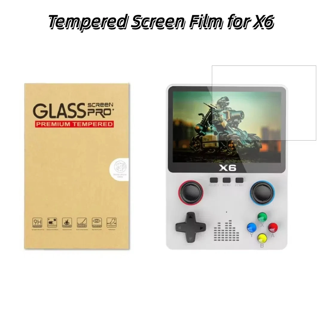 Tempered Screen Film for X6 Gaming Console Scratch and abrasion resistant protection