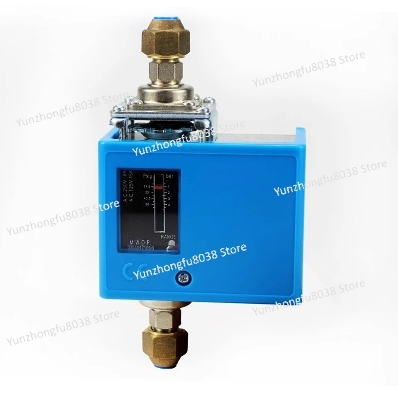 

Differential Pressure Switch, Water Flow Pressure Differential Controller Upper and Lower Double Heads LF5D4H