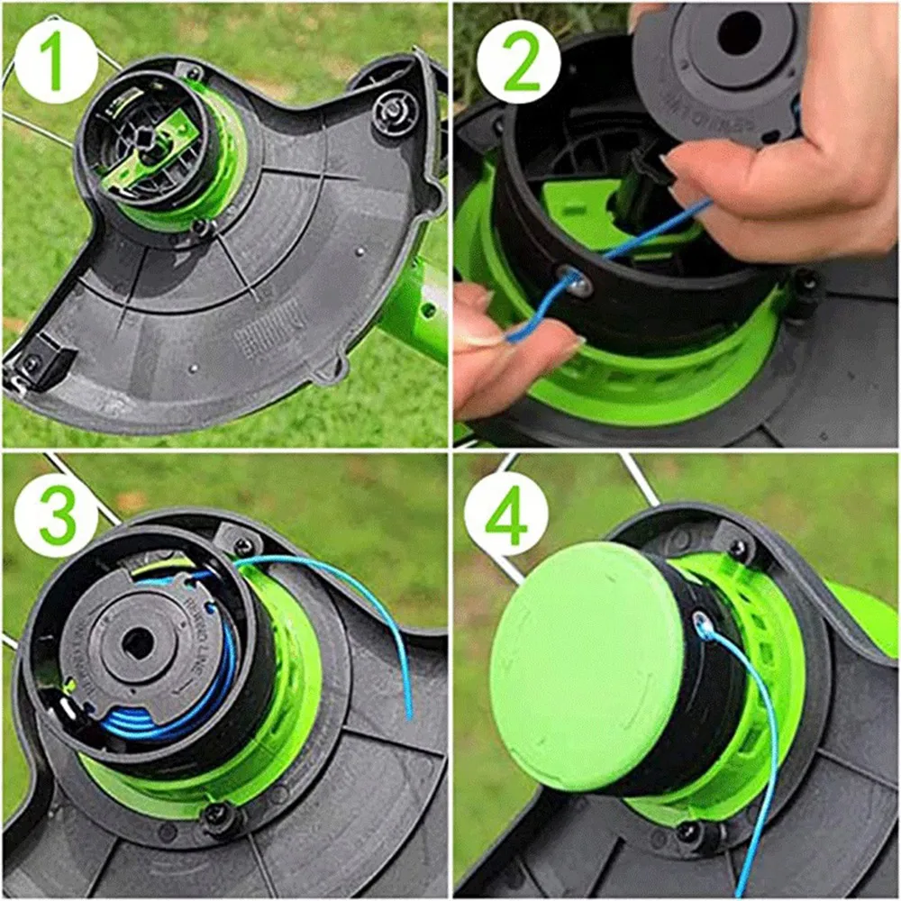 【Tool Parts】 3Pack String Trimmer Replacement Spool Line 29252 29092 for 20V 24V 40V 80V Weed Eater Cordless