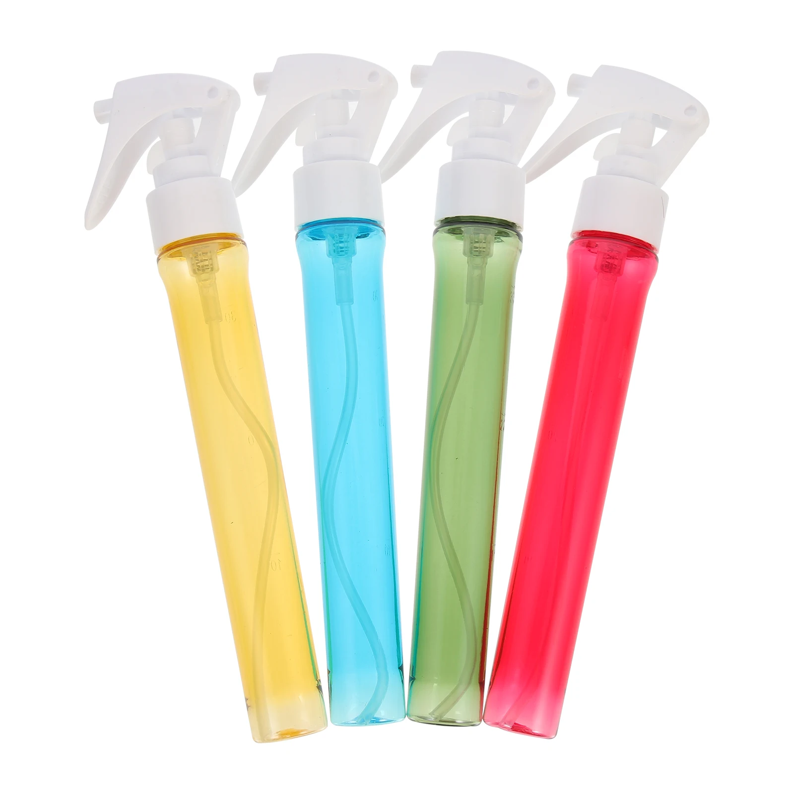 

4pcs Thumb Spraying Bottles Watering Can Salon Barbershop Home Hair Moisturizing Durable Random Color Travel Size