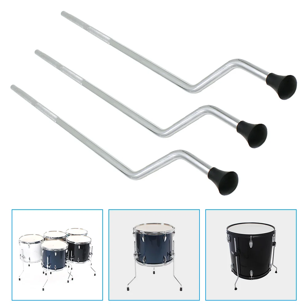 

3pcs Floor Tom Legs Drum Accessories Adjuster Tom Drum Set Drum Feet Tom Feetdrum Set For Snare Musical Instrument Legs