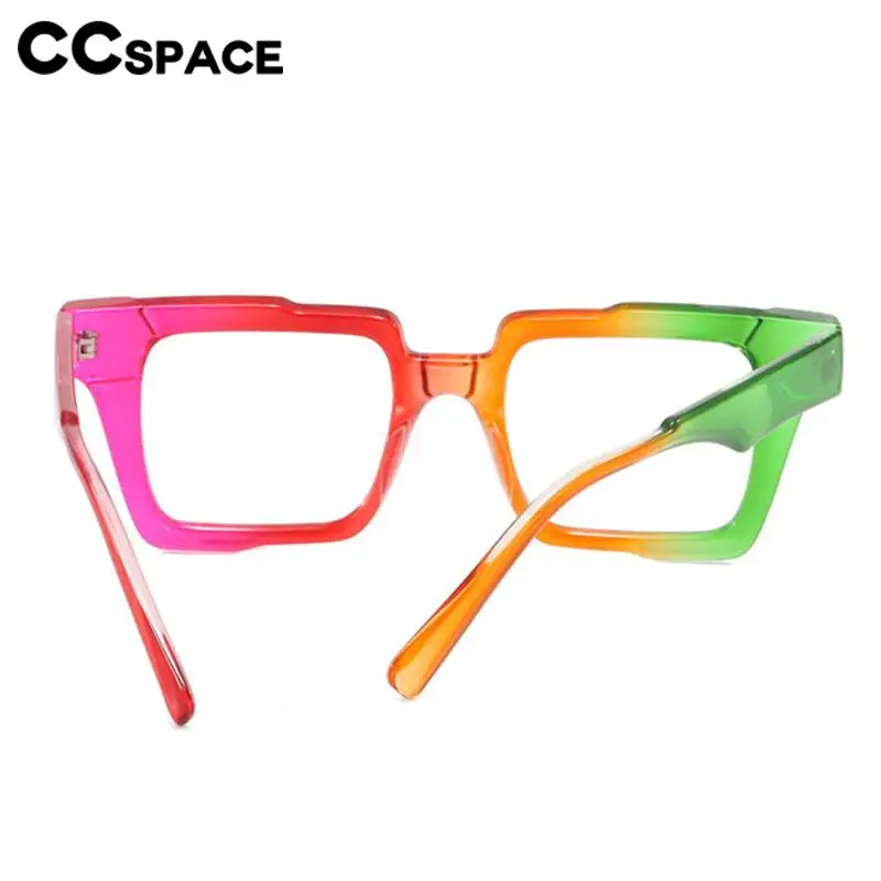 R57529 Fashion Color-Blocked Reading Glasses Women Casual Square Optical Presbyopia Eyeglasses Diopter +50+100+150+200+300+350