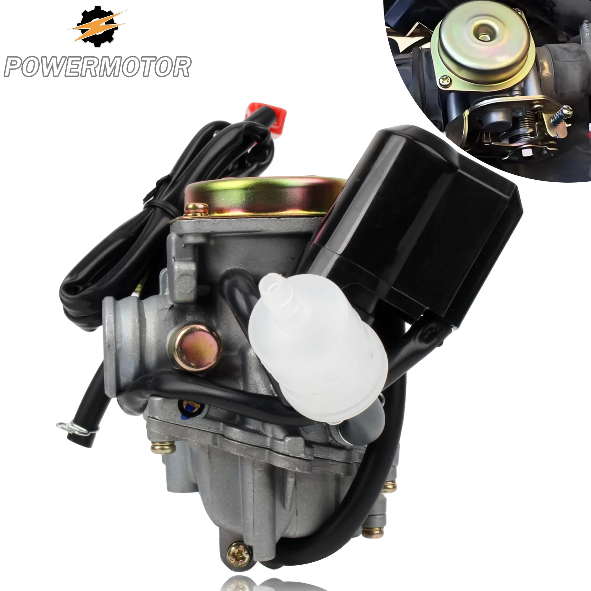 PD18J 18mm Carburetor For GY6 Scooter ATV Quad 4 Stroke 139QMB 139QMA 49cc 50cc 60cc 80cc DirtBike Motocross Carb Modified Parts