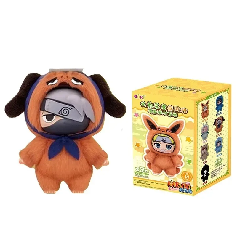 New EAKI Naruto Blind Box Shippuden Party Series Uzumaki Stuffed Shippuden Original Plush Figure Ornament Toy Collection Gift