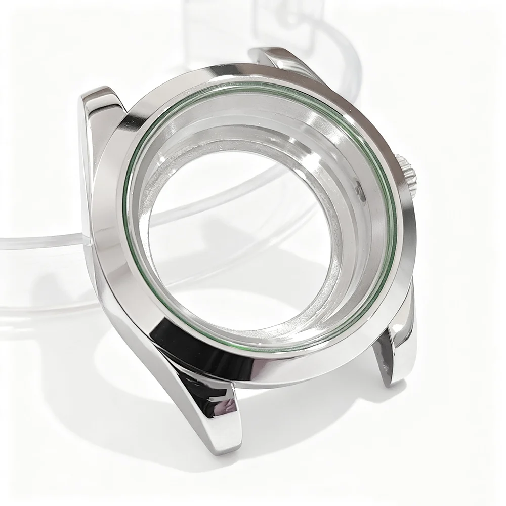 

NH35 Case 39mm Case Lightning Case Watch Steel Case Sapphire Glass Fits NH35 Movement Case Accessories Fits 20mm Steel Strap