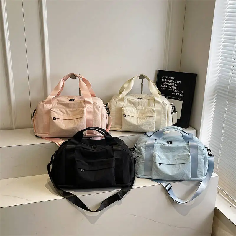 

Large capacity stylish minimalist Weekender Bag Shoe Bag Airport Carry Overnight Gym Tote Bag Sports Travel Essentials bag