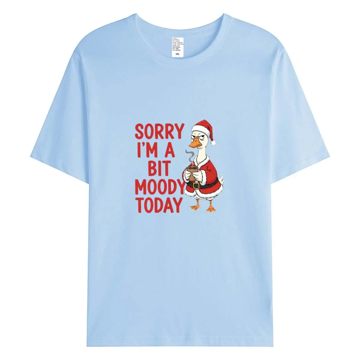 تي شيرت نسائي قطن 100% تي شيرت صيفي تي شيرت نسائي بأكمام قصيرة ملابس 2026 تي شيرت برسومات مضحكة على شكل بطة تي شيرت نسائي كبير الحجم