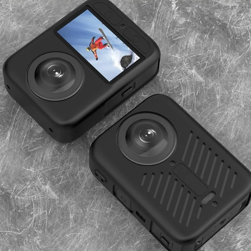حافظة من السيليكون لـ DJI Osmo 360 مقاومة للماء ومضادة للسقوط ومقاومة للبقع ملحقات الكاميرا الرياضية حافظة عدسات لـ DJI Osmo 360