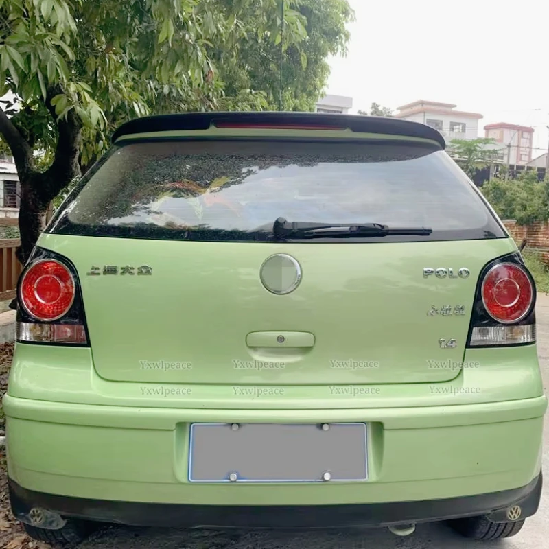 

For VW Volkswagen Polo 2005 - 2009 High Quality ABS Material Car Rear Spoiler Trim Luggage Lip Spoiler Body Kit Parts