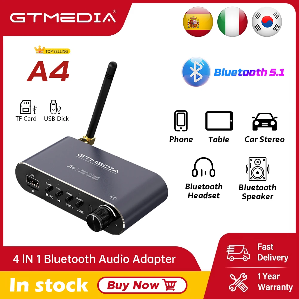 Gtmedia A4 Usb Blue… - image