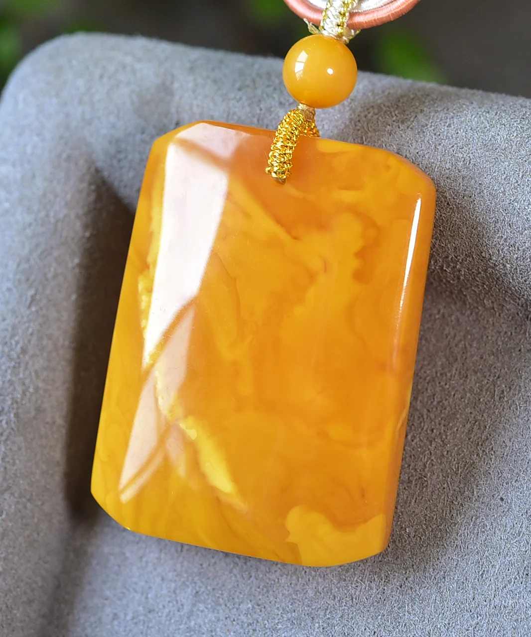 

Natural Orange Amber Pendant Rectangle Yellow Amber 42.30.11mm Gemstone Pendant Necklace Jewelry AAAAA