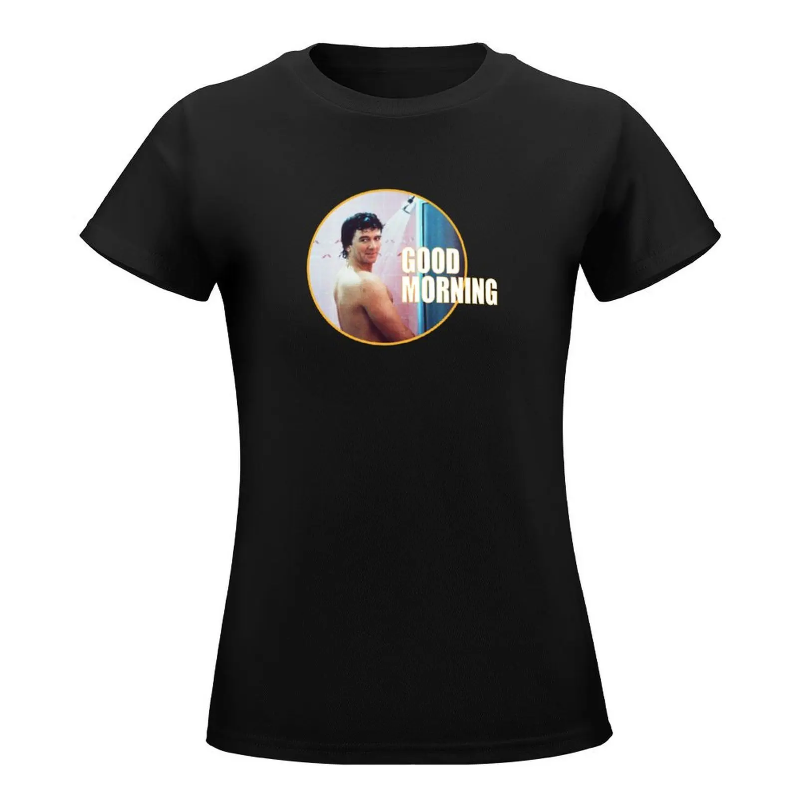 Bobby Dallas 'Good Morning' T-Shirt tops korean fashion Female clothing female Woman T-shirts