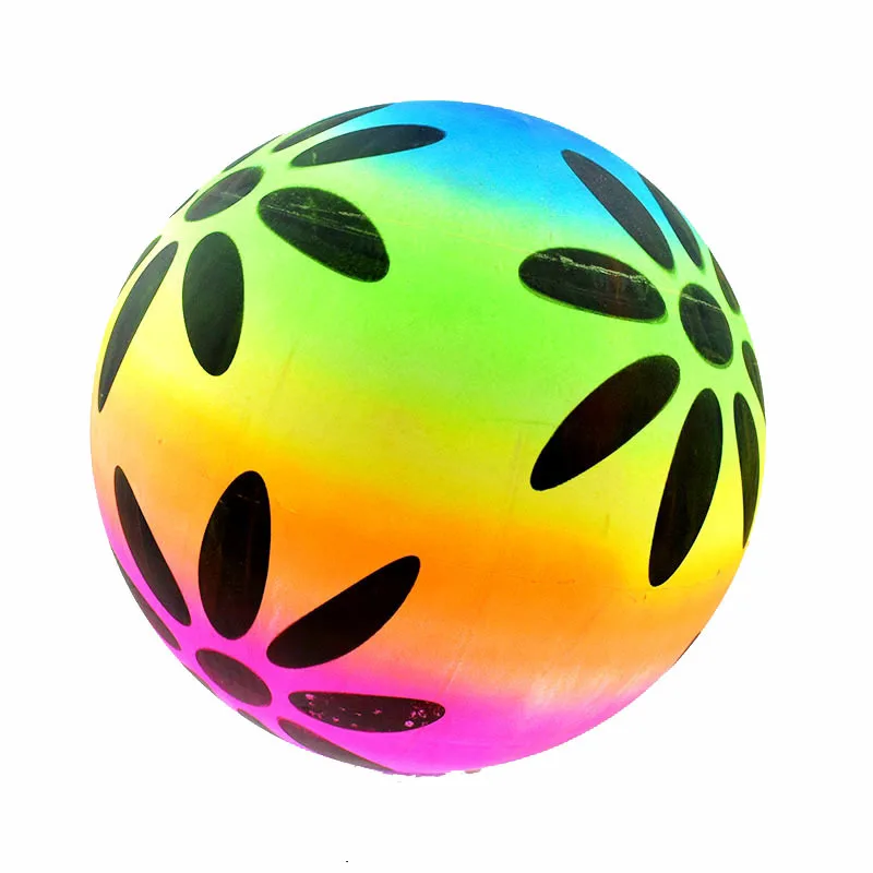 3 szt. 22cm Dziecięca dmuchana piłka zabawka Olśniewający kolor dmuchana piłka Piłka plażowa Zabawka do sportów na świeżym powietrzu dla rodziców i dzieci do zabawy w wodzie