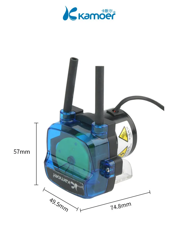Kamler Peristaltic Pump 220V High Flow Circulation Pump Small Milk Pump Liquid Siphon Water Pump for Filling Machine Accessories