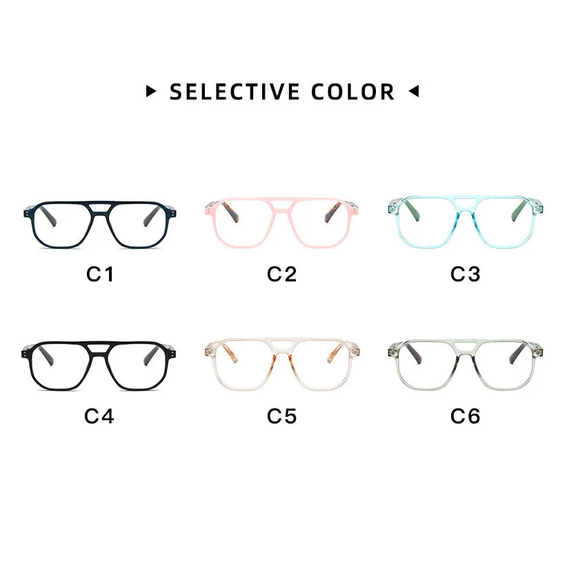 Pink Pilot Big Frame Rivet Anti Blue Light Glasses Women For Men Vintage Sun Glasses Luxury Brand Designer Punk Eyeglasses Frame