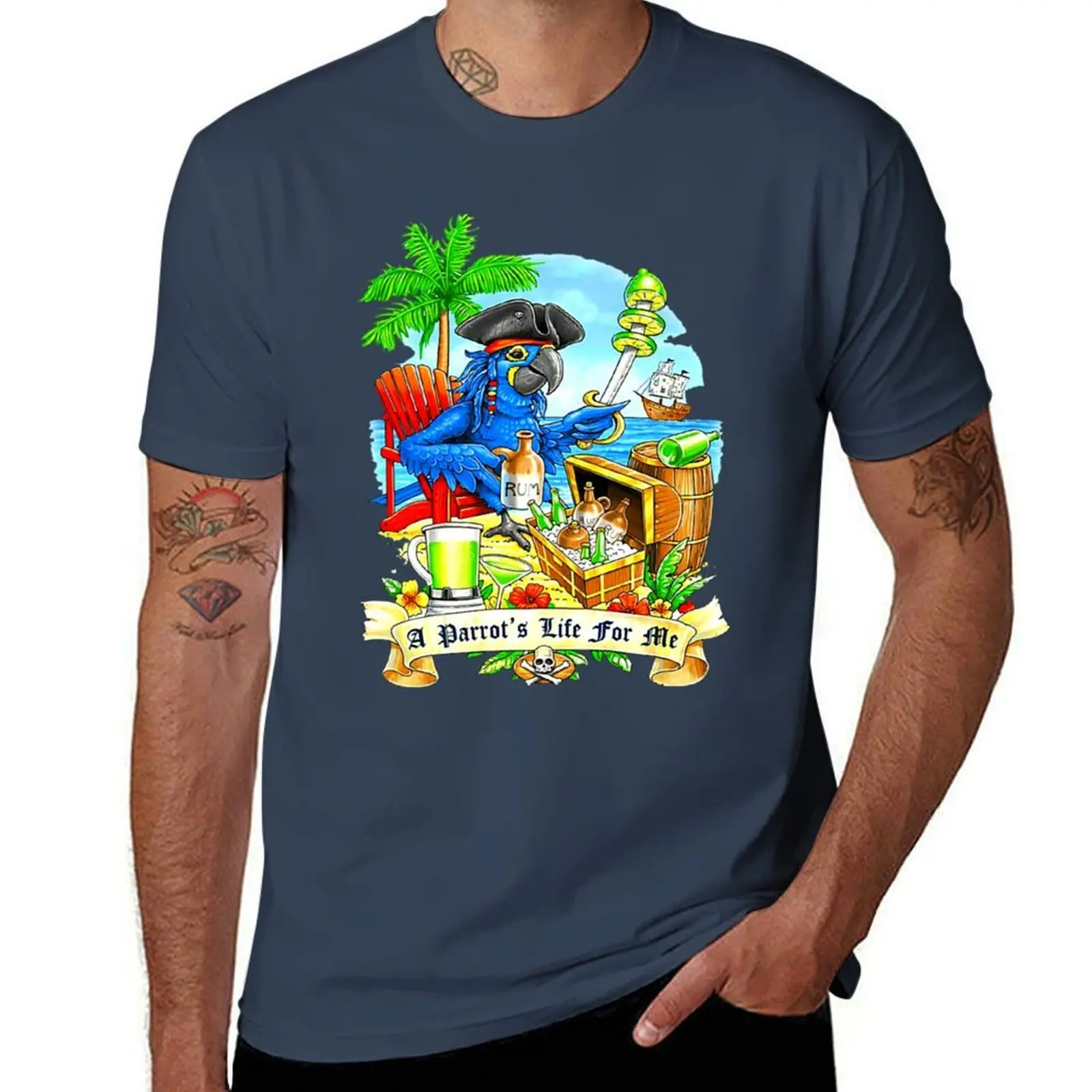 

Best quality pirate parrot logo - This logo fits anywhere and even looks cool when used Active T-Shi T-Shirt