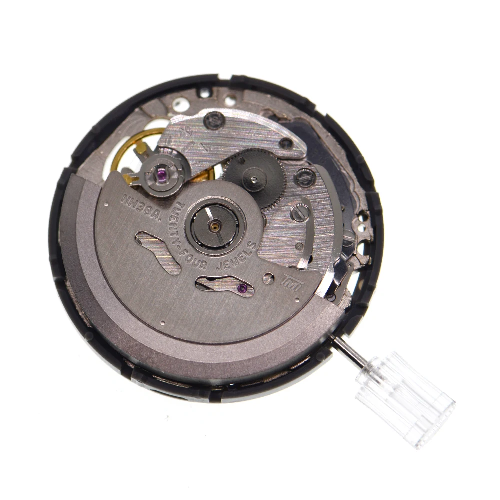 Механические Автоматические часы NH38A с механизмом, запасные части, аксессуары, ремонт, Автоподзавод, 21600, 24 Драгоценности, высокое качество