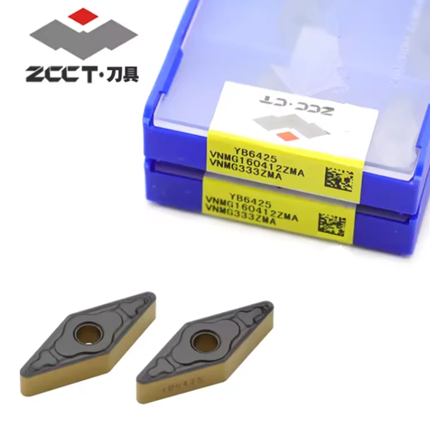 VNMG160404ZMA YB6425/VNMG160408ZMA YB6425/VNMG160412ZMA YB6425 CNC blade ZCC.CT CNC carbide inserts Turning inserts 10pcs/box