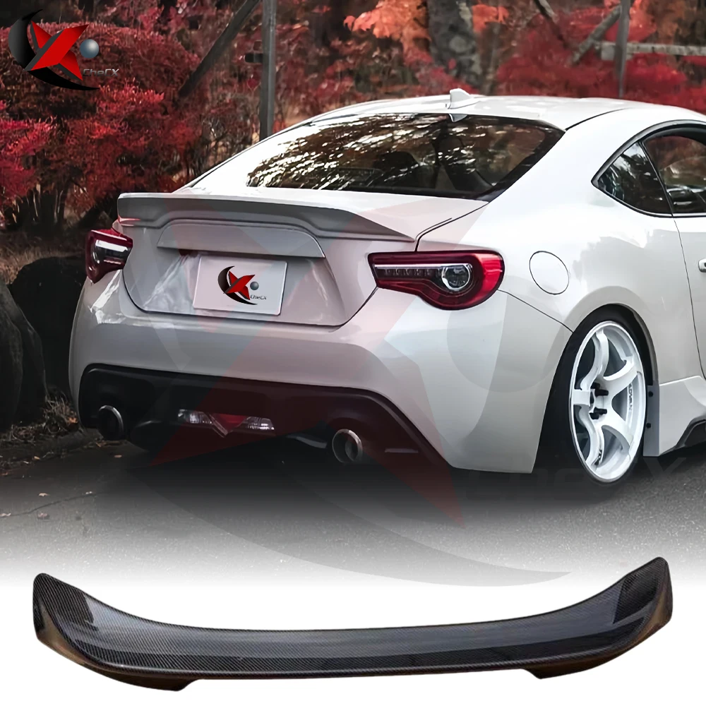 Suitable For Toyota GT86 Subaru BRZ 2012-2020 ABS Material TRD Style Rear Spoiler Car Trunk Lid Glossy Black Decorative Cover