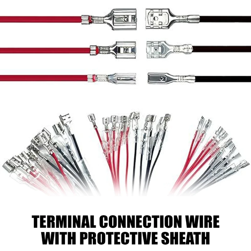 

30Pcs Speaker Wire Connector Quick Splices Connector with Insulating Sleeve