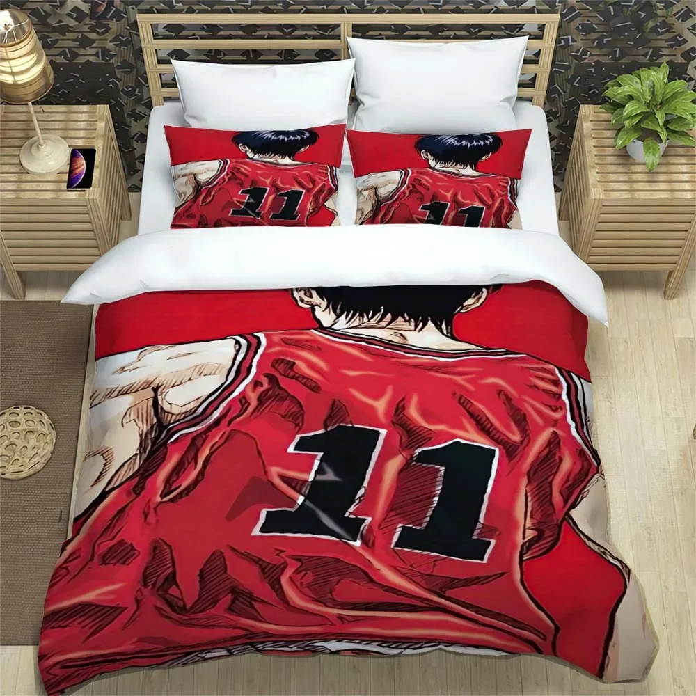 

Slam Dunk Expert Digital Printed Polyester Bedding Set for Girls and Boys Bedding Set for Teenagers Bedding Set Gift