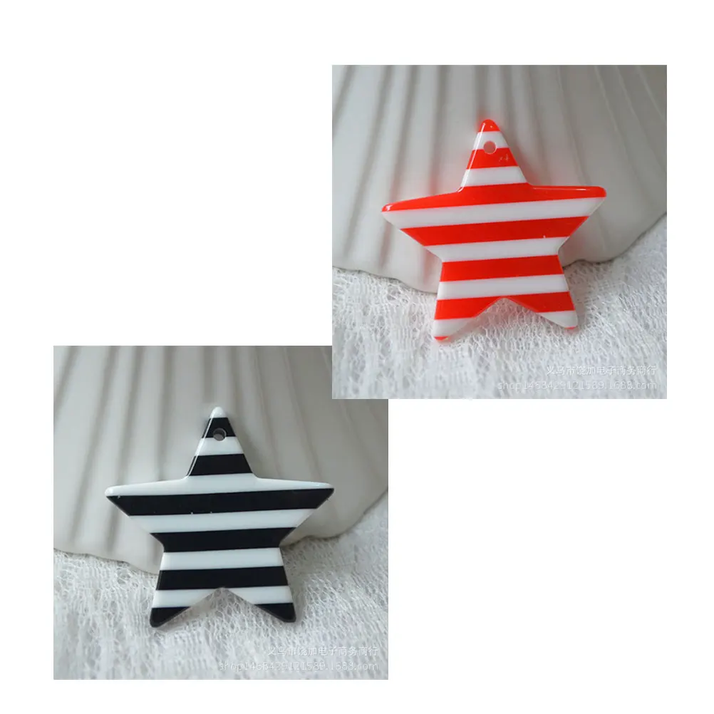 

20PCS Five Resin Accessories Durable Lightweight DIY H made Jewelry Craft Diy H made Creative Jewelry Making Supplies Material