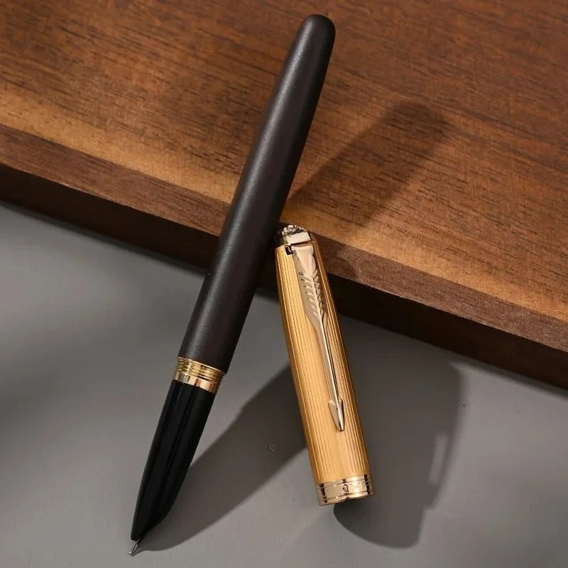 나무로 만든 매우 두꺼운 수제 연마 만년필 2.5MM 후드형 펜촉 이중층 롱 나이프 비즈니스 필기용 펜