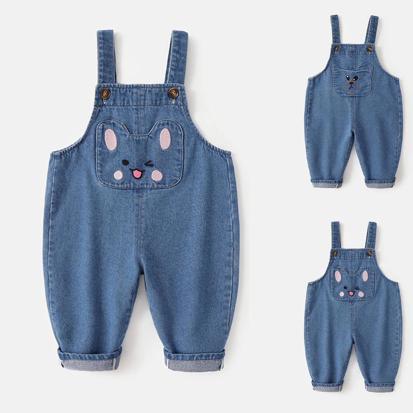 

Baby Denim Overalls For Spring And Autumn Fashionable And Trendy Baby Pants For Boys Cute Pants Suspender Pants Outfits Clothes