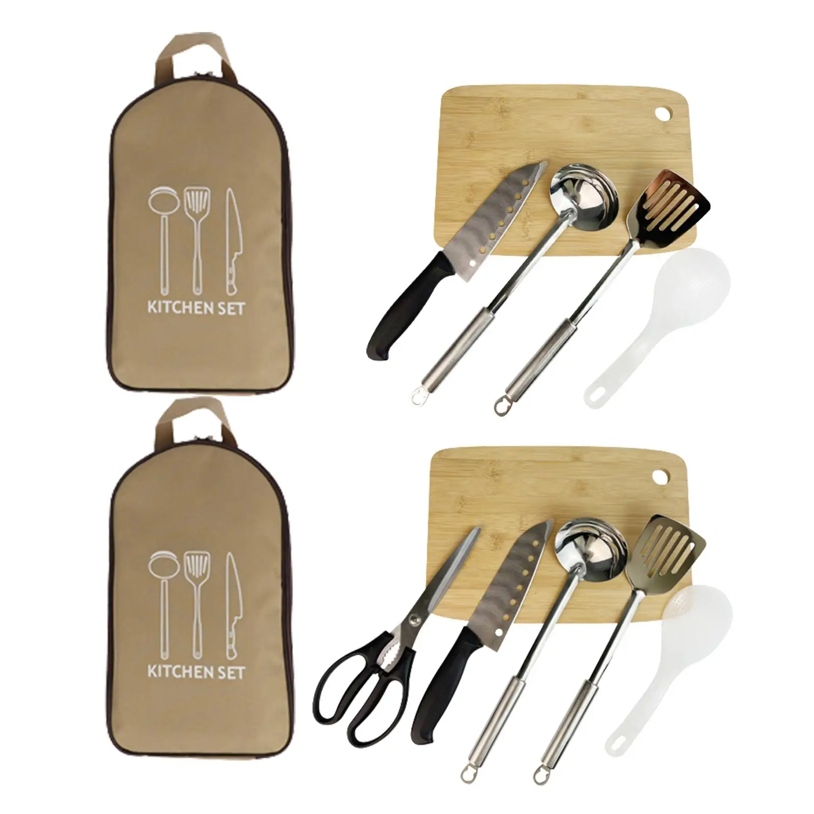 Outdoor Cooking Utensil Set for Travel and Camping Adventures