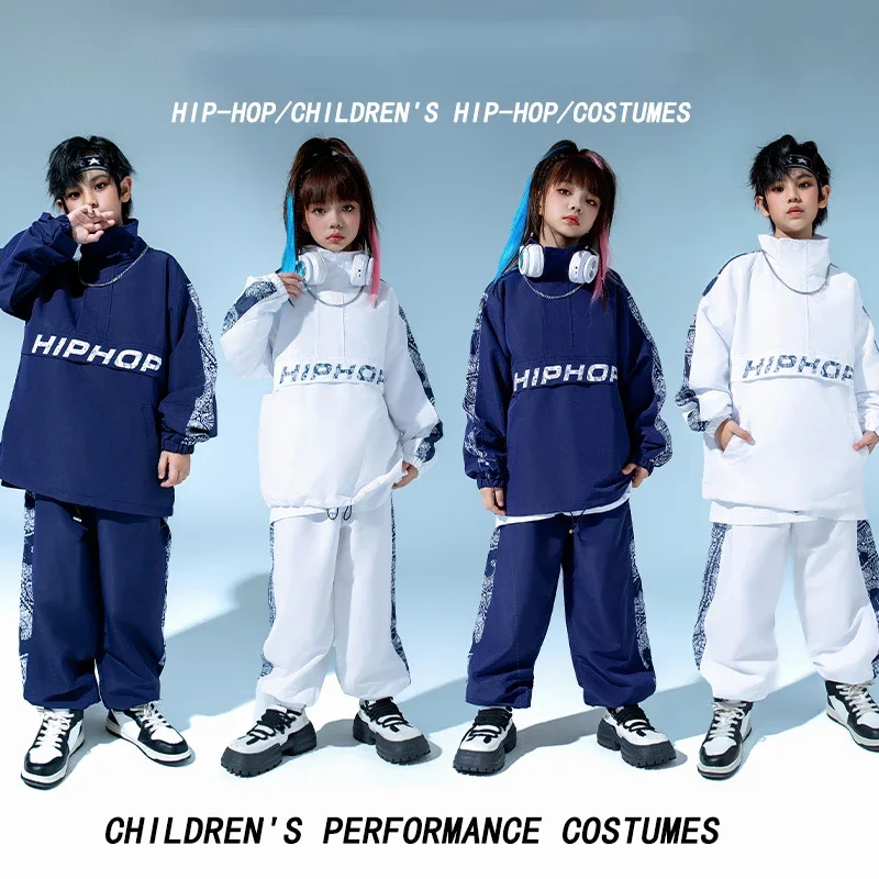 

Children'S Hip Hop Dance Clothes Kids Jazz Clothing Kpop Outfit Boys Girls Street Dance Costume Stage Performance Wear