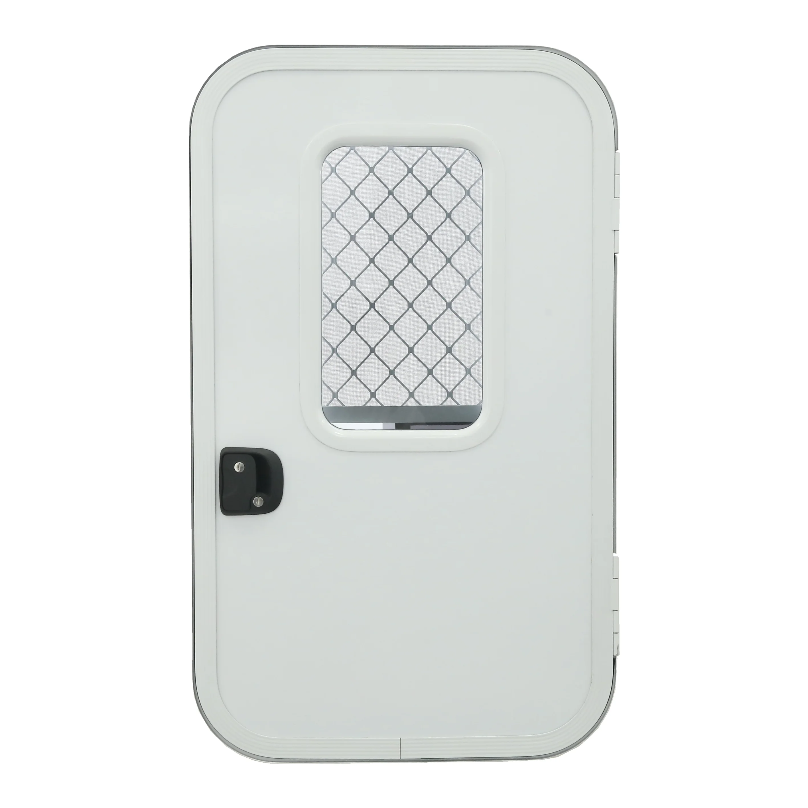Teardrop Aluminum Alloy RV Entry Door with Lock for Motorhome Caravan Camper Van
