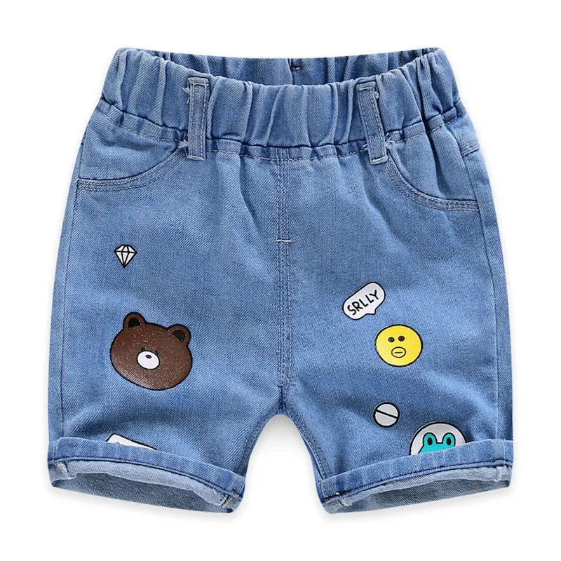 New Summer Baby Boys Denim Shorts Fashion Hole Cotton for Children Jeans Kids Casual Cowboy Shorts Girls Toddler Beach Pants 2-8