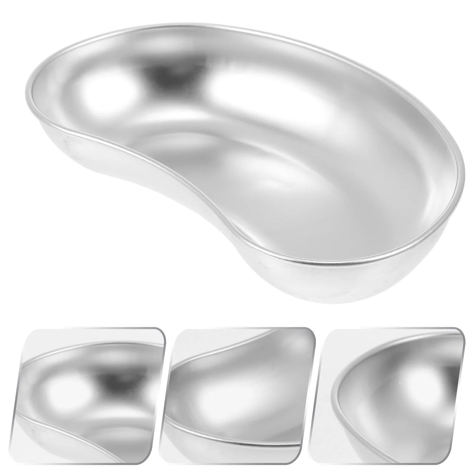 Stainless Steel Waist Hospitals Kidney Tray Plate Medical Shape Storage Versatile 304 Bending Dental