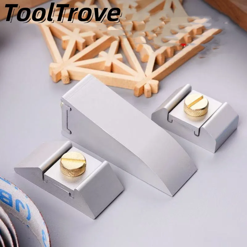 

1pcs Handheld Sandpaper Holder - Wet & Dry Polishing Block for Internal/External Corners, Edge Trimming & Edge Banding Polishing