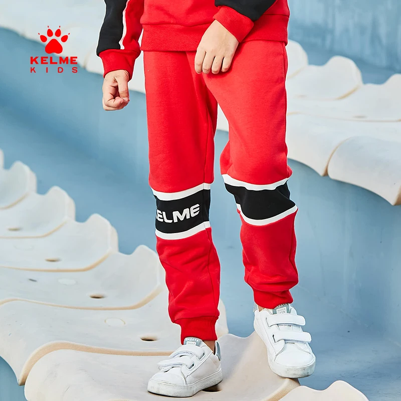 

KELME KIDS Boys Sweatpants Fall Clothing children's Autumn Casual Pants Single Layer Trousers 36833019